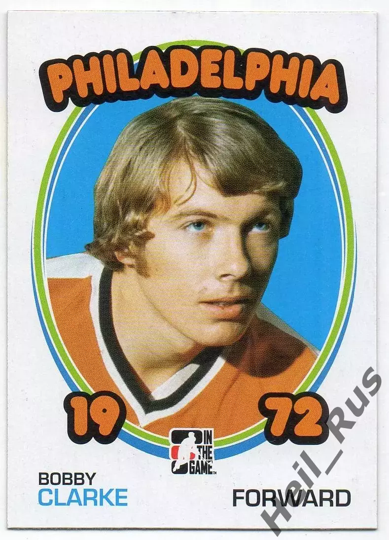 Хоккей. Карточка Бобби Кларк (Philadelphia Flyers/Филадельфия Флайерз) NHL/НХЛ