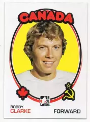 Хоккей Карточка Bobby Clarke/Бобби Кларк СССР-Канада/Canada Суперсерия 1972 года