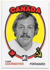 Хоккей. Карточка Yvan Cournoyer/Иван Курнуайе СССР-Канада Суперсерия 1972 года