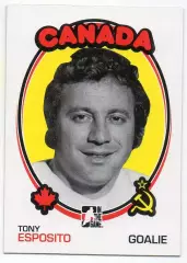 Хоккей. Карточка Tony Esposito/Тони Эспозито СССР-Канада Суперсерия 1972 года