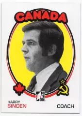 Хоккей Карточка тренер Harry Sinden/Гарри Синден СССР-Канада Суперсерия 1972 год