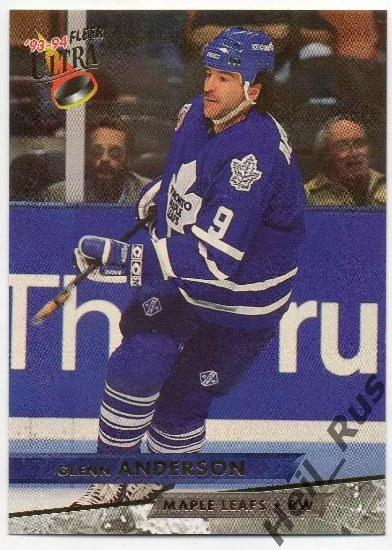Карточка Glenn Anderson/Гленн Андерсон (Toronto Maple Leafs / Торонто) НХЛ/NHL