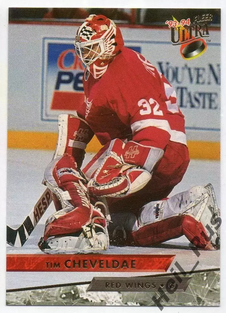 Карточка Tim Cheveldae/Тим Шевалдэ (Detroit Red Wings/Детройт Ред Уингз) NHL/НХЛ