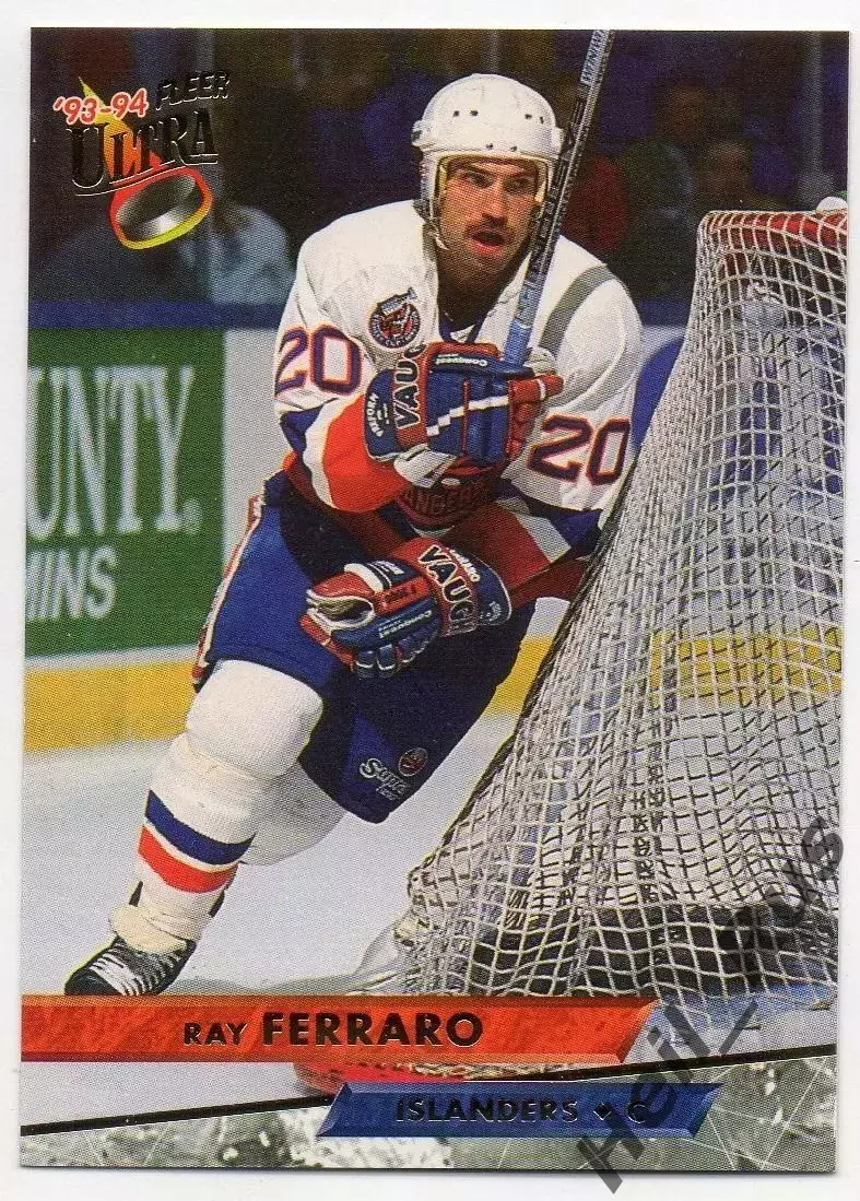Карточка Ray Ferraro/Рэй Ферраро (New York Islanders/Нью-Йорк Айлендерс) NHL/НХЛ