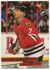 Карточка Chris Chelios/Крис Челиос (Chicago Blackhawks/Чикаго Блэкхокс) NHL/НХЛ