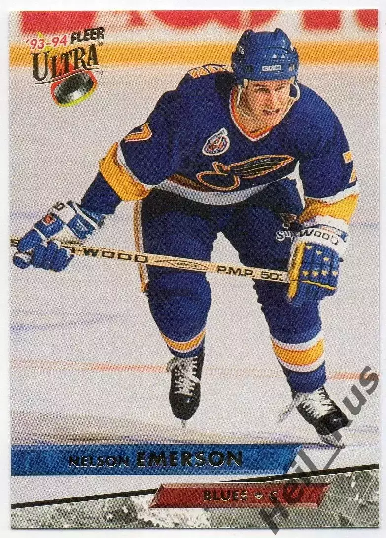 Карточка Nelson Emerson/Нельсон Эмерсон (St. Louis Blues/Сент-Луис Блюз) НХЛ/NHL