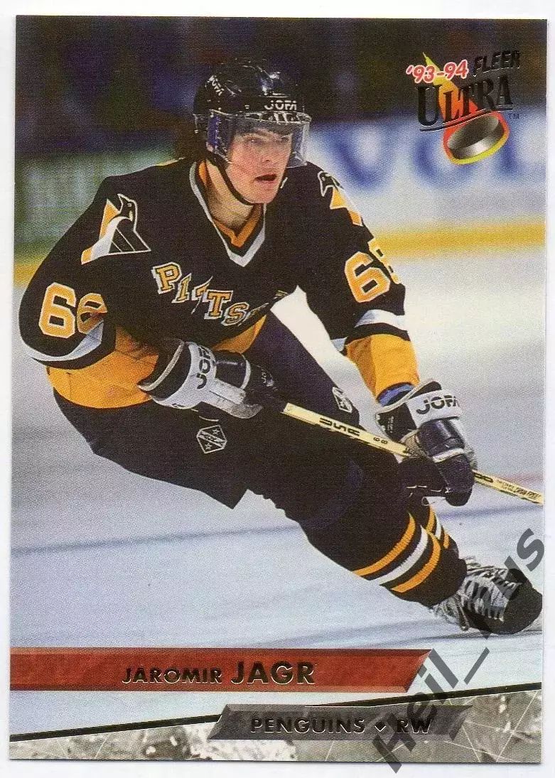 Карточка Яромир Ягр Pittsburgh Penguins/Питтсбург Пингвинз, Авангард НХЛ/NHL КХЛ
