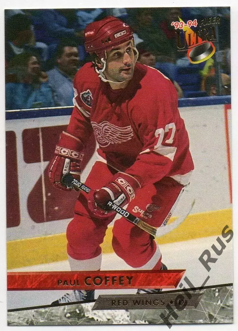 Карточка Paul Coffey / Пол Коффи (Detroit Red Wings/Детройт Ред Уингз) НХЛ/NHL
