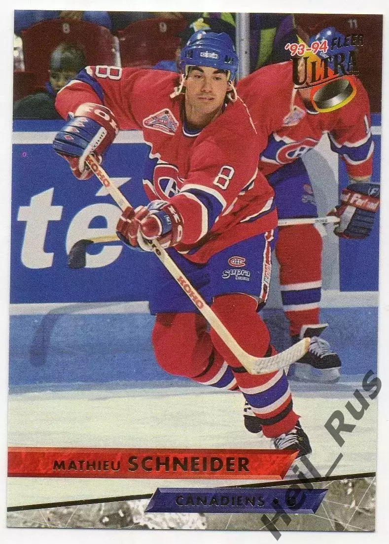 Хоккей. Карточка Мэтью Шнайдер (Montreal Canadiens/Монреаль Канадиенс) НХЛ/NHL