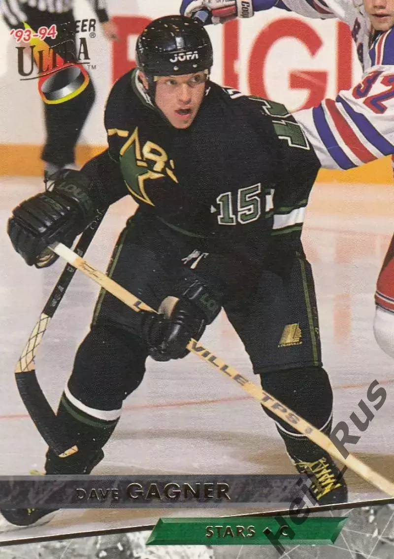 Хоккей Карточка Dave Gagner/Дэйв Ганье Dallas Stars/Даллас Старз НХЛ/NHL 1993/94