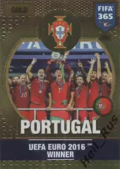 Футбол. Карточка Portugal/Португалия: UEFA Euro/Евро 2016 Winner, Panini 2016-17