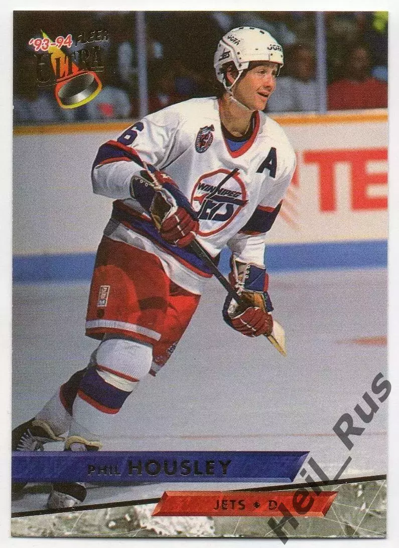 Хоккей Карточка Phil Housley / Фил Хаусли (Winnipeg Jets/Виннипег Джетс) НХЛ/NHL