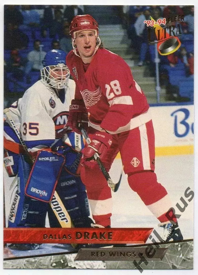 Карточка Dallas Drake/Даллас Дрейк (Detroit Red Wings/Детройт Ред Уингз) НХЛ/NHL