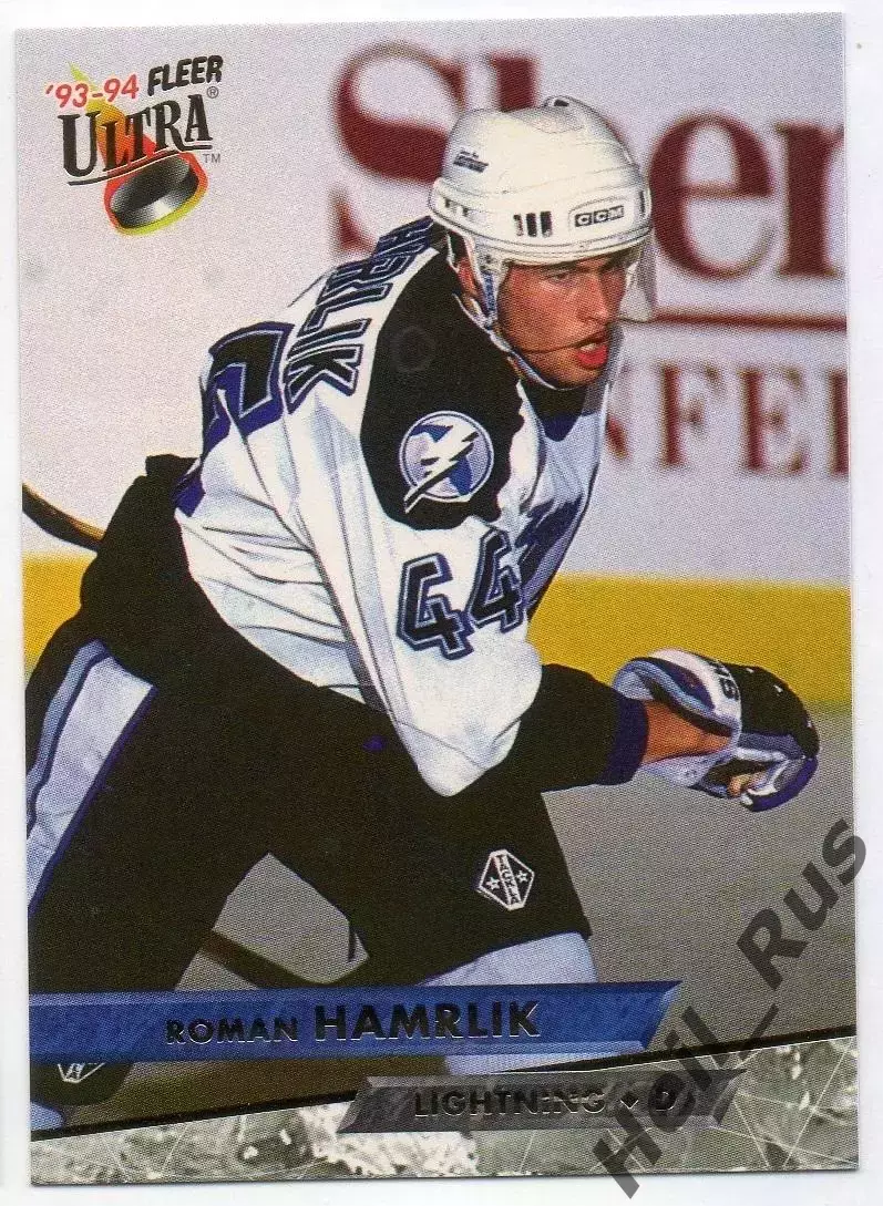 Хоккей. Карточка Роман Гамрлик (Tampa Bay Lightning/Тампа-Бэй Лайтнинг) НХЛ/NHL