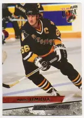 Хоккей; Карточка Mario Lemieux/Марио Лемье Pittsburgh Penguins/Питтсбург НХЛ-NHL