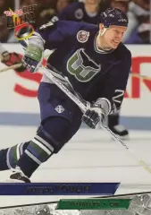 Хоккей. Карточка Patrick Poulin/Патрик Пулин (Hartford Whalers/Хартфорд) НХЛ/NHL