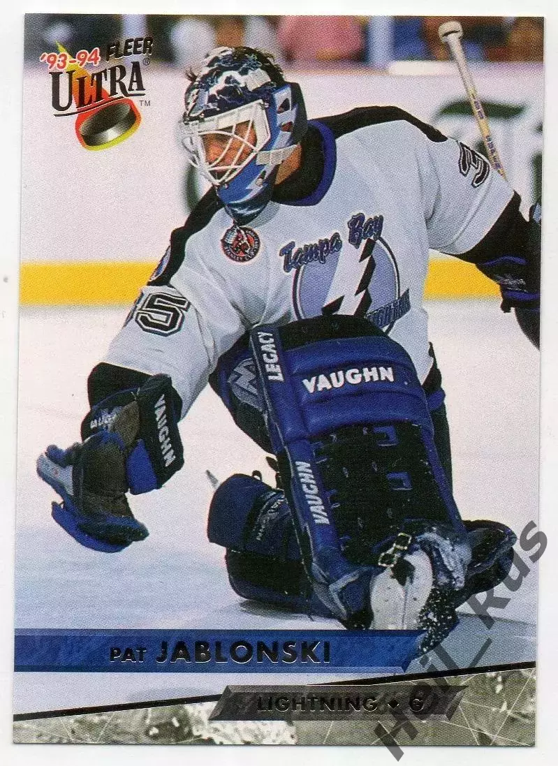 Хоккей. Карточка Pat Jablonski/Пэт Яблонски Lightning/Тампа-Бэй Лайтнинг НХЛ/NHL