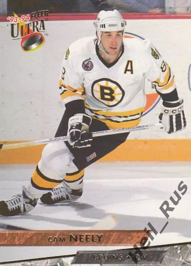 Хоккей. Карточка Cam Neely/Кэм Нили Boston Bruins/Бостон Брюинз НХЛ/NHL 1993/94