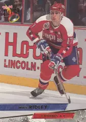 Карточка Mike Ridley/Майк Ридли (Washington Capitals/Вашингтон Кэпиталз) НХЛ/NHL