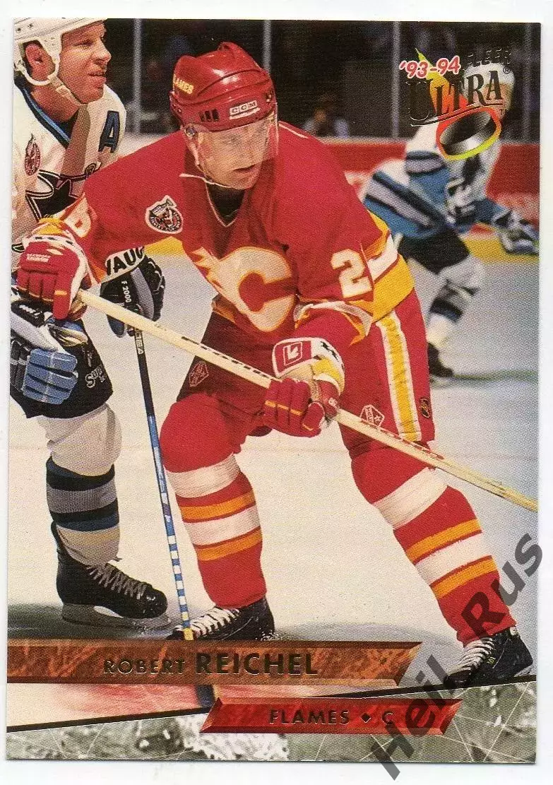Карточка Robert Reichel / Роберт Райхел (Calgary Flames/Калгари Флэймз) НХЛ/NHL