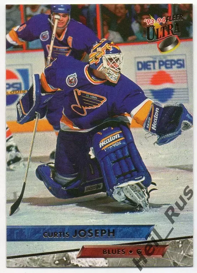 Карточка Curtis Joseph/Кертис Джозеф (St. Louis Blues/Сент-Луис Блюз) НХЛ/NHL