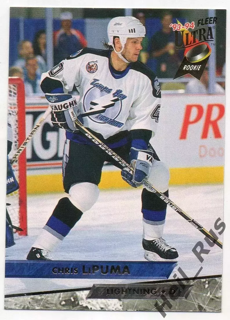 Карточка Chris LiPuma/Крис Липума Tampa Bay Lightning/Тампа-Бэй Лайтнинг НХЛ/NHL