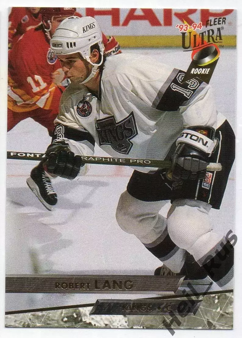 Карточка Robert Lang/Роберт Ланг (Los Angeles Kings/Лос-Анджелес Кингз) НХЛ/NHL