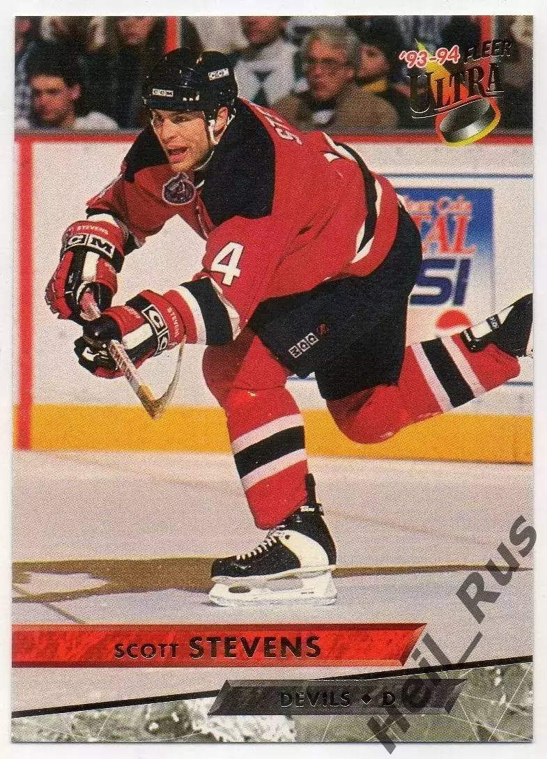 Карточка Scott Stevens/Скотт Стивенс New Jersey Devils/Нью-Джерси Девилз НХЛ NHL