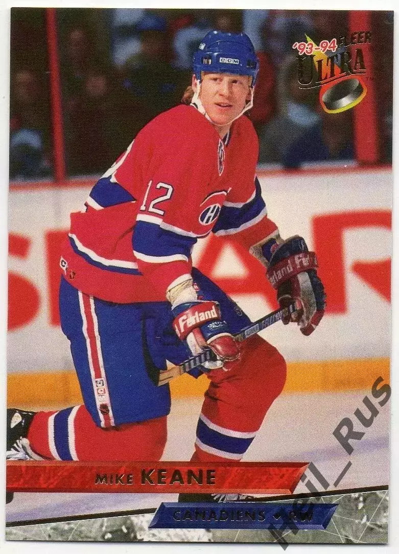 Карточка Mike Keane / Майк Кин (Montreal Canadiens / Монреаль Канадиенс) НХЛ/NHL