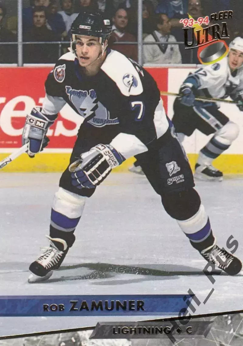 Карточка Rob Zamuner/Роб Замунер Tampa Bay Lightning/Тампа-Бэй Лайтнинг НХЛ/NHL