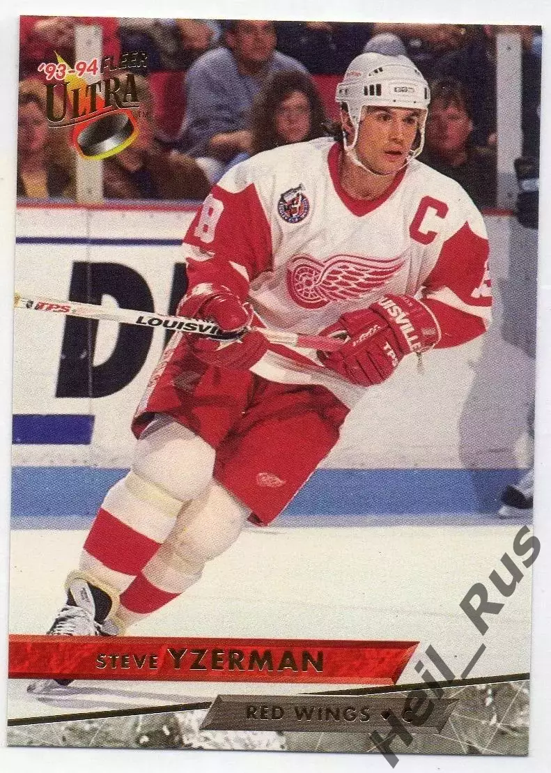 Карточка Steve Yzerman/Стив Айзерман Detroit Red Wings/Детройт Ред Уингз НХЛ-NHL