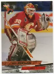 Хоккей. Карточка Mike Vernon/Майк Вернон (Calgary Flames/Калгари Флэймз) NHL/НХЛ