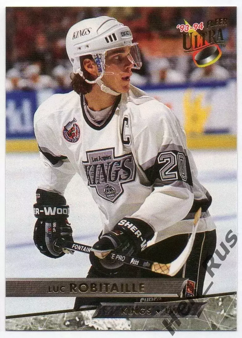 Карточка Luc Robitaille / Люк Робитайл (Los Angeles Kings/Лос-Анджелес) НХЛ/NHL