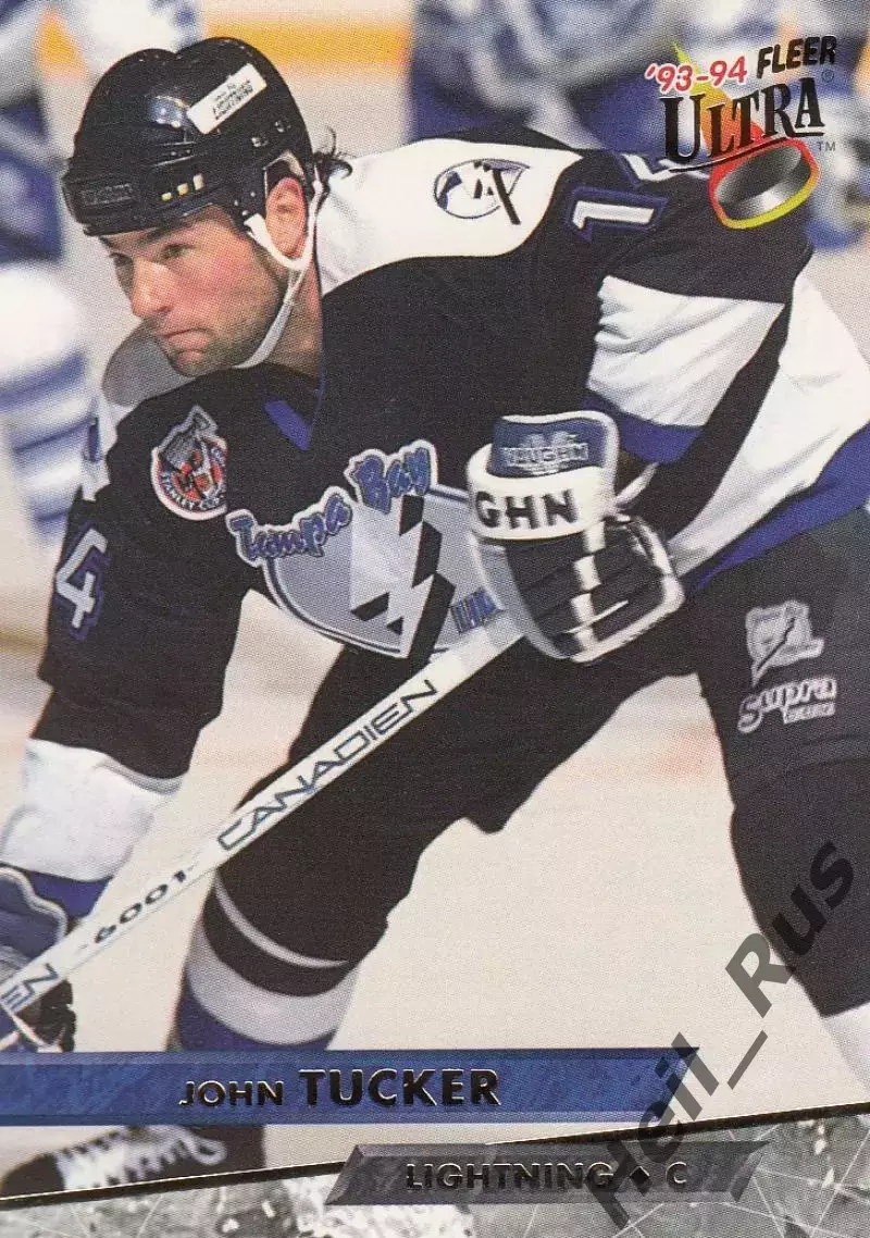 Карточка John Tucker/Джон Такер (Tampa Bay Lightning/Тампа-Бэй Лайтнинг) НХЛ/NHL