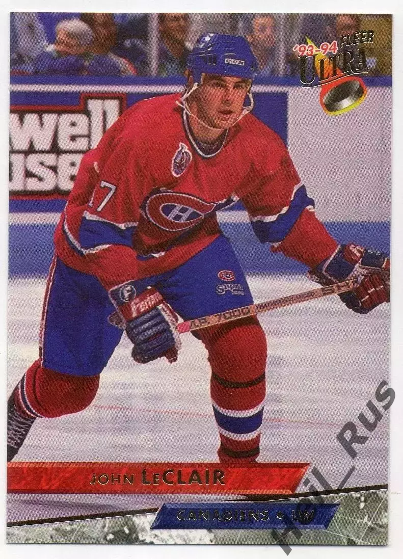 Карточка John LeClair/Джон Леклер Montreal Canadiens/Монреаль Канадиенс НХЛ/NHL