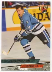 Хоккей. Карточка Doug Wilson/Дуг Уилсон San Jose Sharks/Сан-Хосе Шаркс НХЛ/NHL