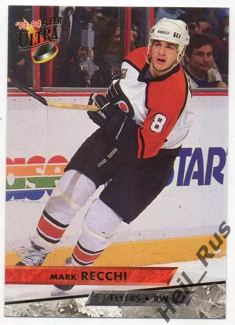 Карточка Mark Recchi/Марк Рекки Philadelphia Flyers/Филадельфия Флайерз НХЛ/NHL