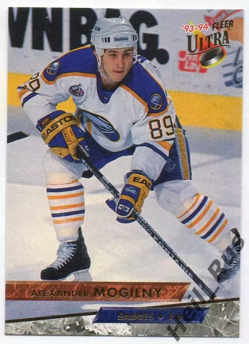 Хоккей. Карточка Александр Могильный Buffalo Sabres/Баффало Сейбрз, ЦСКА НХЛ/NHL