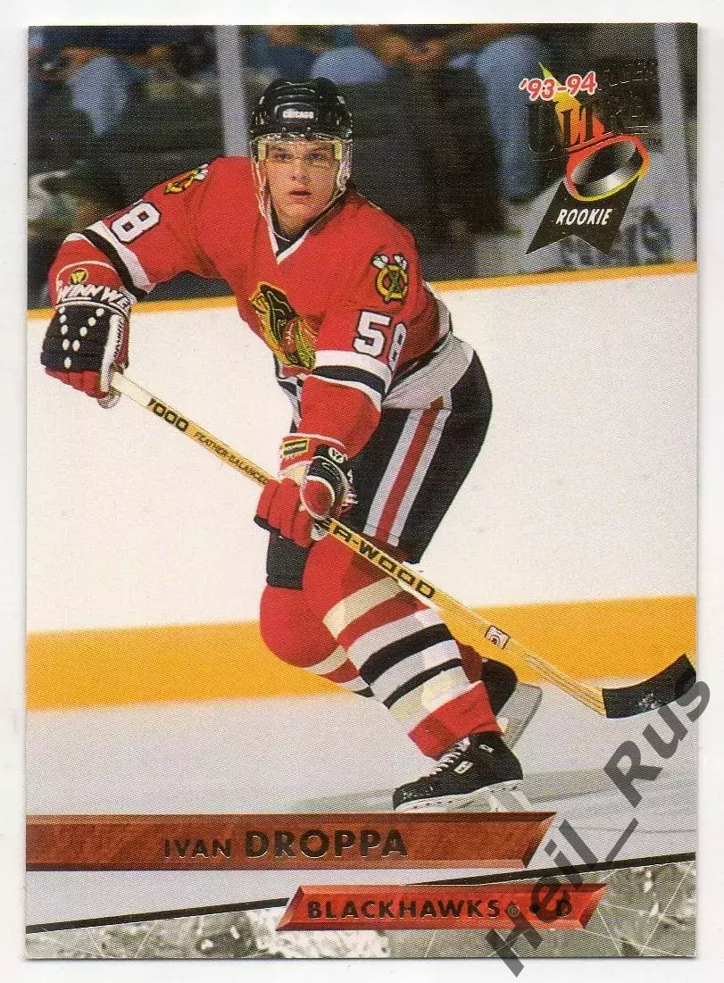 Карточка Ivan Droppa/Иван Дроппа (Chicago Blackhawks/Чикаго Блэкхокс) НХЛ/NHL
