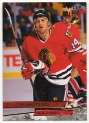 Хоккей Карточка Kevin Todd/Кевин Тодд Chicago Blackhawks/Чикаго Блэкхокс НХЛ/NHL