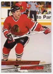 Карточка Eric Weinrich/Эрик Вайнрих (Chicago Blackhawks/Чикаго Блэкхокс) НХЛ/NHL