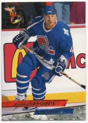 Хоккей; Карточка Claude Lapointe/Клод Лапойнт (Quebec Nordiques/Квебек) НХЛ/NHL
