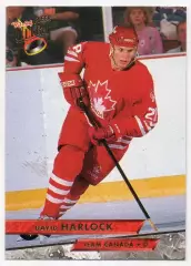 Хоккей. Карточка David Harlock/Дэвид Харлок (Team Canada/Канада) НХЛ/NHL 1993/94