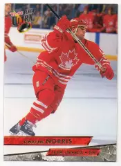 Хоккей. Карточка Dwayne Norris/Дуэйн Норрис (Team Canada/Канада) НХЛ/NHL 1993/94