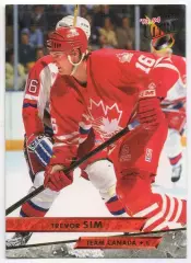 Хоккей. Карточка Trevor Sim/Тревор Сим (Team Canada/Канада) НХЛ/NHL 1993/94