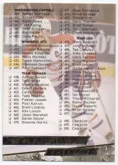 Хоккей; Карточка Checklist / Чеклист коллекции 1993-1994 Fleer Ultra НХЛ/NHL