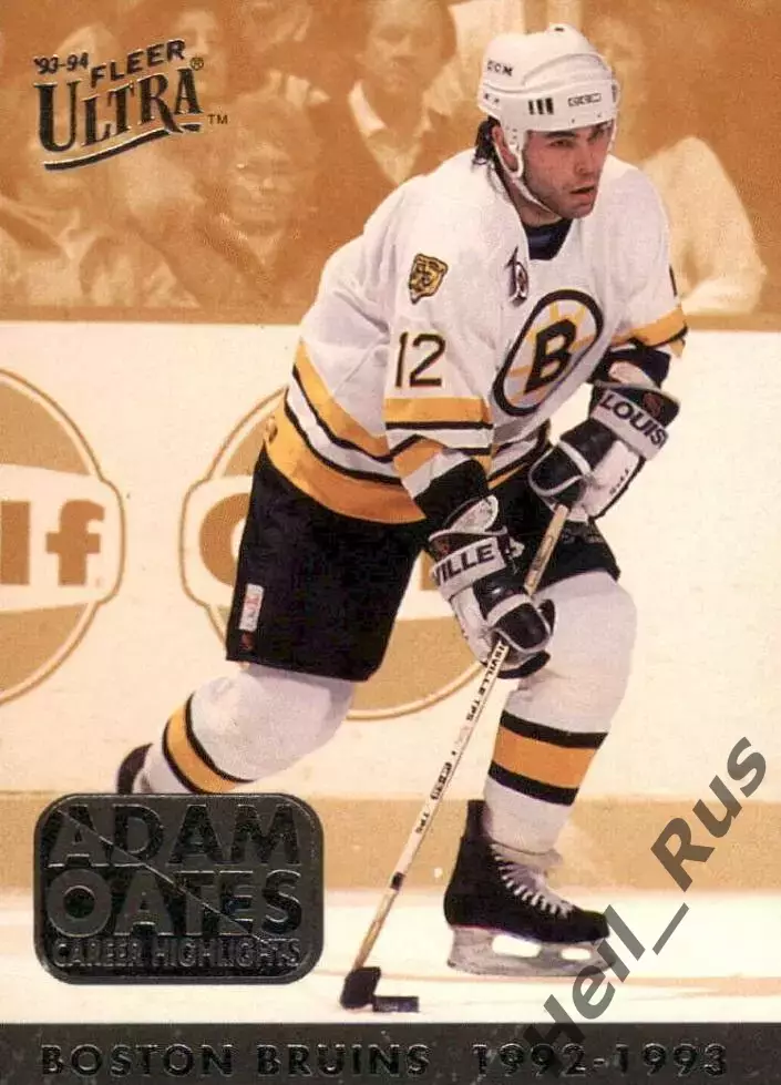 Хоккей Карточка Adam Oates/Адам Оутс Boston Bruins/Бостон Брюинз НХЛ/NHL 1993/94