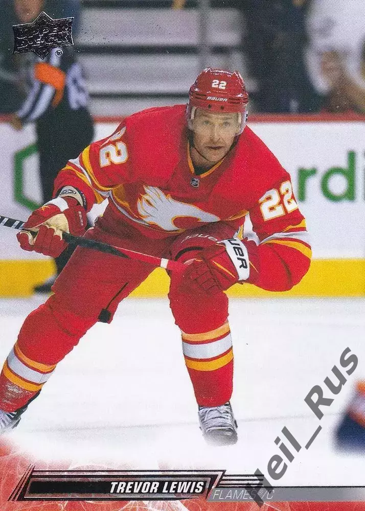 Хоккей. Карточка Trevor Lewis/Тревор Льюис Calgary Flames/Калгари Флэймз НХЛ/NHL
