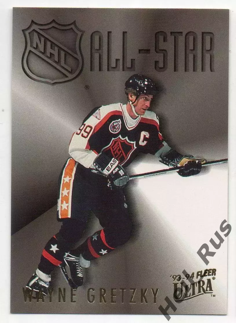 Хоккей Карточка Wayne Gretzky/Уэйн Гретцки Лос Анджелес Кингз НХЛ/NHL Матч Звезд