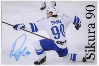 Хоккей. Автограф Дилан Сикьюра (ХК Динамо Москва) КХЛ/KHL